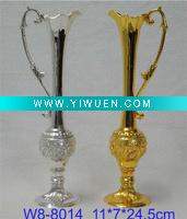Wholesale silver/golden vase, flower vase 8014