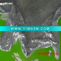 Wholesale metal mesh fabric/metallic cloth/sequin cloth