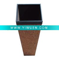 Wholesale square leather vase