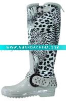 Wholesale 2011 new ladies pu rain boot