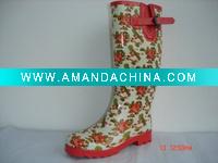 Wholesale custom design rain boot