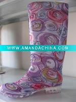 Wholesale fashion PVC women rain boot FMG (3)