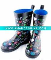 Wholesale fashion children's rubber rain boot