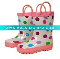 Wholesale 2011 fashion rain boots for kids unisex
