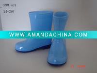 Wholesale pvc children rain boot