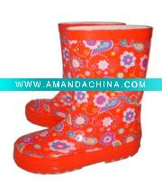 Wholesale custom design rain boot
