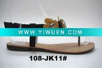 Wholesale 2012 Newest style!flat shoes for women,women's slippers,flip flops women,flip flop sandals,Colorful cloth Upper 108-SF9 Red