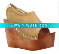 Wholesale Wooden Wedges Women Sandals for 2012