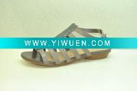 Wholesale 2011 popular roman women sandals with grey leather