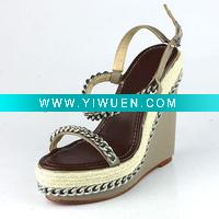 Wholesale Free shipping (minimum:1 piece) guaranteed 100% genuine leather sandals, wholesale and retail women sandals 9599