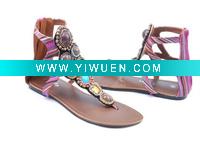 Wholesale free shipping new design women's flat shoes,top quality women's sandals,Roman female sandals,savour shoes