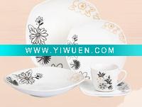 Wholesale 20pcs white dinnerware porcelain