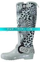 Wholesale 2011 new ladies pu rain boot