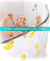 Wholesale Stainless steel curved shower curtain pole