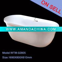 Wholesale Classic acrylic Bathtub wtm-02805