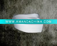 Wholesale simple white bathtub corner bathtub