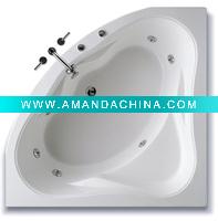 Wholesale high quality simple white bathtub corner bathtub