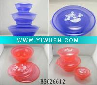 Wholesale Fashion fruit salad bowl(3 pcs a set)
