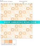 Wholesale 2011 new style polyester yellow shower curtain