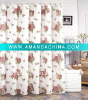 Wholesale 100% Polyester shower curtains