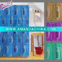 Wholesale Flowers Printed Shower Curtain(Bathroom Product), 091026SC