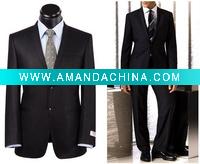 Wholesale Men's Business Suit with Two Buttons