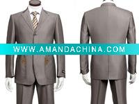 Wholesale 2011 new design grey Men business suits, Men dress suits