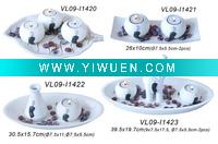 Wholesale wooden T-light Candle Holder set