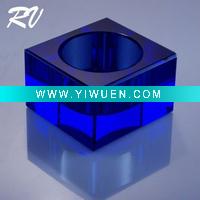 Wholesale crystal square candle holder