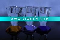Wholesale hot selling crystal candle holder