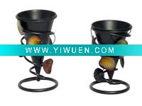 Wholesale Good Design Cone Metal Candle Holder