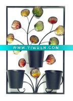 Wholesale With Colorful Iron Shells Decorative Candle Holder
