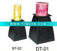 Wholesale 2011 Antique Crocodile leather Church/Wedding candle holder