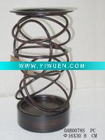one tealight metal candle holder