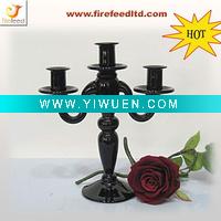 Wholesale Romantic Black Candle Holder