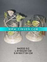 Wholesale single metal table candle holder