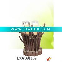 Wholesale Shabby chic wooden candle holder