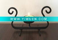 Wholesale tealight candle holder wrought iron twisted