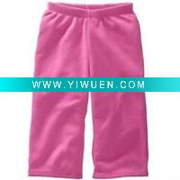 Wholesale 100% organic cotton/ reversible/soft handfeel/ eco-friendly baby girl pants