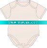 Wholesale 7-12 month baby organic cotton single jersey clothes