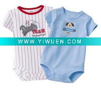 Wholesale 100% organic cotton/ eco-friendly/soft handfeel baby romper