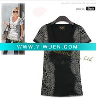Wholesale Ladies' transfer printing T-shirt