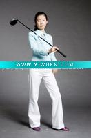 Wholesale Ladies' cotton golf long sleeve shirt
