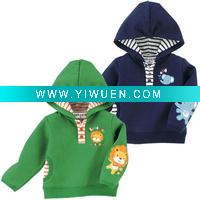 Wholesale organic cotton (bamboo) baby / child fashion hooded / clothes / wear