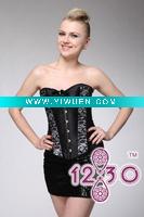 Wholesale Luxurious Black Prom Corset