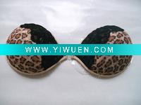 Wholesale sexy leopard fabric bra