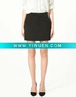 Wholesale new style black sexy women in short skirts