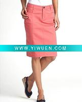 Wholesale Ladies Stretch Cotton Skirt