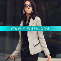 Wholesale FY4442 office lady wear lady professional suit light grey