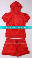 Wholesale 2011 new style wholesale fashion women tracksuit 2076-scarlet-S M L XL
